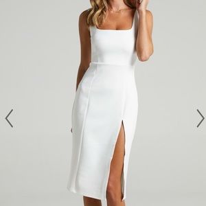 Showpo Mini Love Dress in White